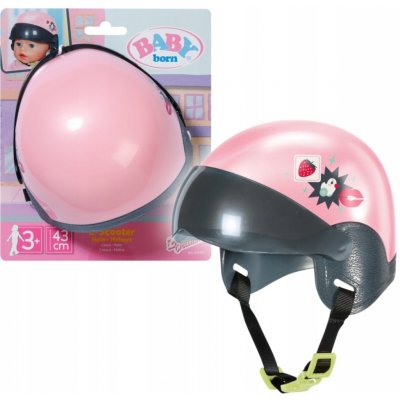 Baby Born helma pro panenku pro bezpečnost panenek na kolo koloběžku skútr – Zboží Mobilmania
