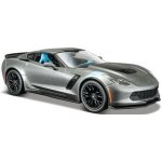 Maisto 2017 Corvette Grand Sport metal šedá 1:24 – Hledejceny.cz