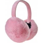 Růžové plyšové dívčí klapky na uši Hanna – Zboží Dáma