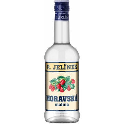 MORAVSKÁ MALINA 35% 0,5 l (holá láhev) – Zboží Mobilmania