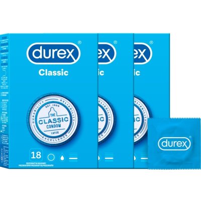 Durex Classic balíček 2+1 54ks