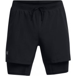 Under Armour šortky UA LAUNCH 5 2-IN-1 shorts-BLK 1382640-001