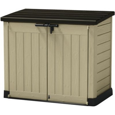 Keter Store-It-Out plastový 146 x 82 x 125 cm hnědý béžový – Zboží Dáma