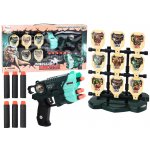 mamido Sada pistole s terčem a pěnovými šipkami Dinosauři zelená – Hledejceny.cz