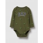 GAP Baby body s logem Zelená – Sleviste.cz