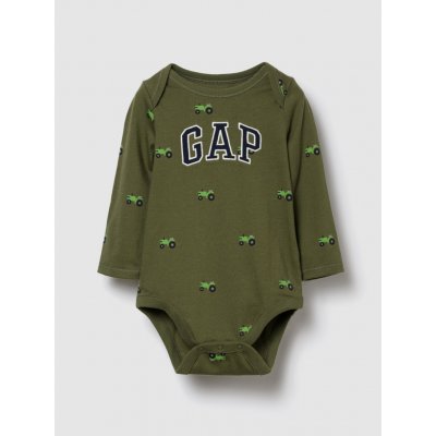GAP Baby body s logem Zelená – Sleviste.cz