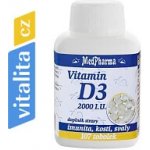 MedPharma Vitamin D3 2000 I.U., 107 tobolek – Hledejceny.cz