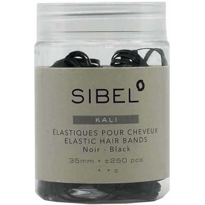 Sibel Kali Elastic Hair Bands Black 250 ks – Sleviste.cz