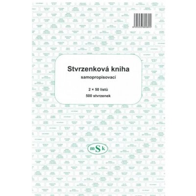 MSK 89 Stvrzenková kniha A4 NCR – Zboží Mobilmania