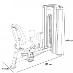BH Fitness L250 Abduction/Adduction – Zboží Mobilmania