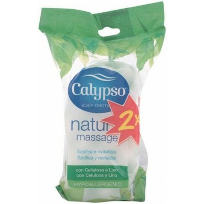 Calypso Tělová masážní houba Natur Massage 2 ks