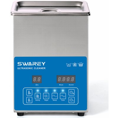 SWAREY 2.5L ultrazvukový čistič Ultrazvukový čistič 40KHz 100W – Zbozi.Blesk.cz