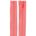 Zip kovový nedělitelný No 4 délka 16 cm barva lososová – Hledejceny.cz