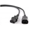 Napájecí kabel Kabel C-TECH síťový, prodlužovací, 1,8m VDE 220/230V napájecí CB-PWRC14-18