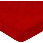 Tibex Prostěradlo froté červené 90x200 – Zboží Mobilmania