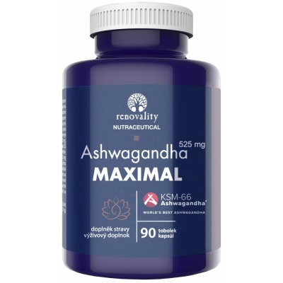 Renovality Ashwagandha MAXIMAL 90 tobolek – Hledejceny.cz