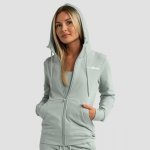 GymBeam dámská mikina se zipem Limitless Eucalypt eucalypt – Hledejceny.cz
