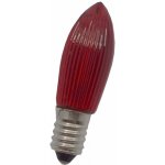 ElektroSkalka Žárovka LED Filament 14V až 55V/0,3W E-10 svíčka červená 1ks – Hledejceny.cz