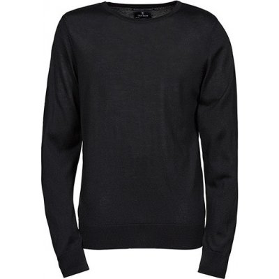 Tee Jays Přiléhavý vlněný merino svetr černá – Hledejceny.cz