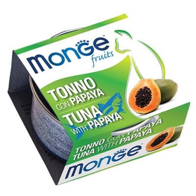 Monge Fruit Cat Tuňák a papája 80 g