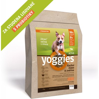 Yoggies pro štěňata active kachna zvěřina 2 kg – Zboží Mobilmania