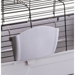 JK ANIMALS klec králík Black šedá 120 x 59 x 52 cm – Zboží Dáma