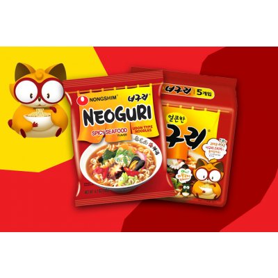 NongShim Neoguri Spicy Ramyun Noodle 120 g – Zboží Mobilmania