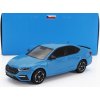 Sběratelský model ŠKODA OCTAVIA IV RS SEDAN 2020 -ABREX Modrá Orbit 1:43