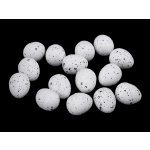 Dekorační křepelčí vajíčka k aranžování bílá 1krab. – Zboží Dáma