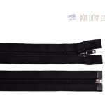 Zip spirálový 6mm dělitelný 50cm černý – Zboží Mobilmania