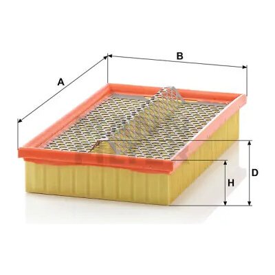 MANN FILTER Vzduchový filtr C 29 126/2 – Hledejceny.cz