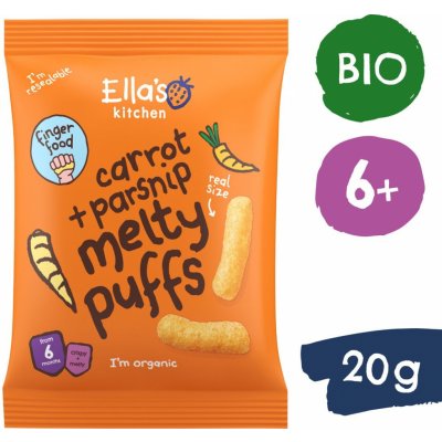 Ella's Kitchen BIO Křupky Mrkev a pastinák 20 g – Zboží Dáma