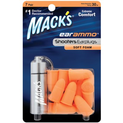 Mack's Ear Ammo Špunty na střílení 7 párů