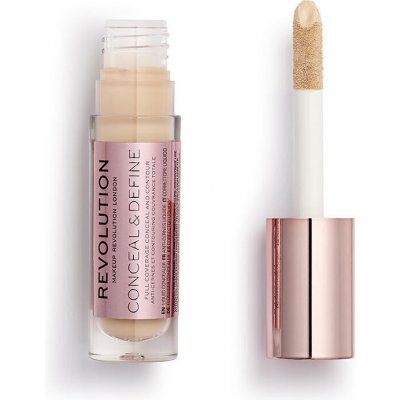 Makeup Revolution Conceal & Define Concealer Tekutý korektor C4.5 4 ml – Hledejceny.cz