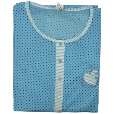 noční košile s krátkým rukávem Ness modrá – Sleviste.cz