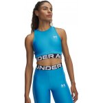 Dámské tílko UNDER ARMOUR HEATGEAR RIB TANK 1388694 452 MODRÁ – Zboží Dáma