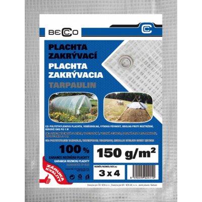 MasiPro plachta 150g PRůHLEDNÁ 3x4m 102411 – HobbyKompas.cz