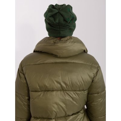 Wool Fashion Italia čepice AT-CZ-2325.96 Zelená tmavě – Hledejceny.cz