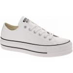 Converse boty Chuck Taylor All Star Lift Clean OX 561680 white/black/white – Sleviste.cz