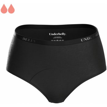 Underbelly menstruační kalhotky CLASSI černé z polyamidu Pro slabší dny menstruace
