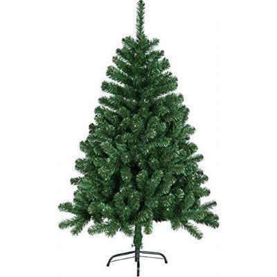 NaiZy Umělé vánoční stromky PVC jedle se stojanem vánoční stromek Umělý stromek pro vánoční výzdobu 150 cm zelený cca 300 špiček větví NAIZY
