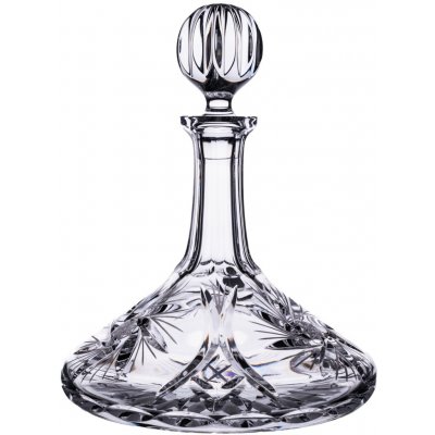 Bohemia Crystal broušená karafa na likér, rum, whisky - brus Větrník 1000ml – Hledejceny.cz
