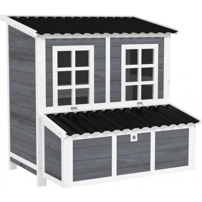 MM Handel PawHut s hnízdní budkou smrk plast šedá 100 x 86 x 100 cm – Sleviste.cz