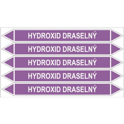Značení potrubí, hydroxid draselný – Zboží Mobilmania