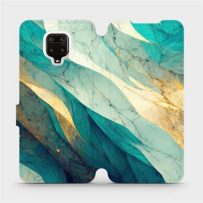 Mobiwear - Xiaomi Redmi Note 9 Pro - VP37S Zlatavý a zelenkavý mramor – Zboží Živě