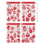Okenní fólie vánoce glitr VA013 30x42cm – Hledejceny.cz