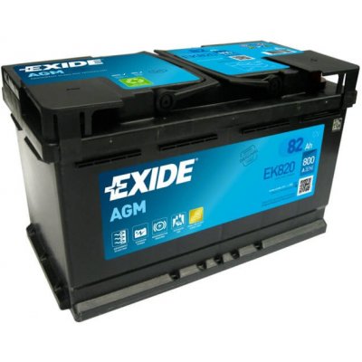 Exide AGM A12V 82Ah 800A EK820 – Hledejceny.cz