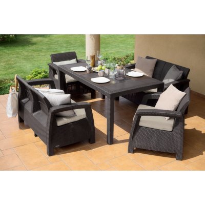 Keter Corfu Fiesta hnědá / béžová – Sleviste.cz