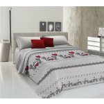 Mondo Italia Přikrývka na postel Piquet Koťata šedá Šedá 260x280 cm – Zboží Dáma