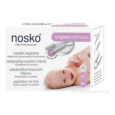 Nosko odsávačka hlenů Original Soft Head s měkkou hlavicí připojitelná k vysavači – Zboží Mobilmania